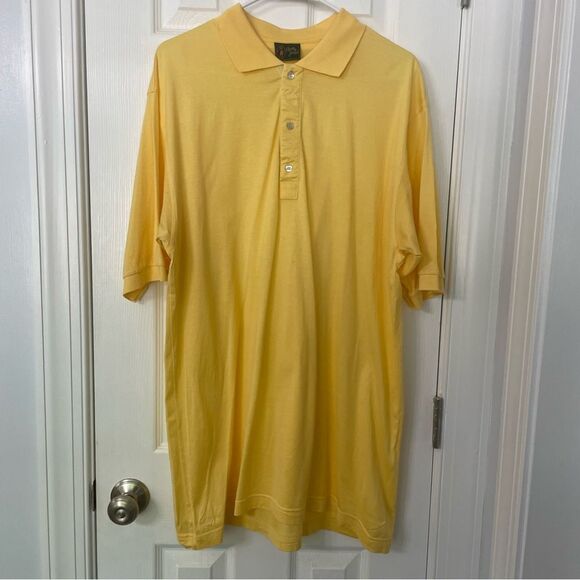 BOBBY JONES GOLF POLO YELLOW XL - Picture 1 of 10